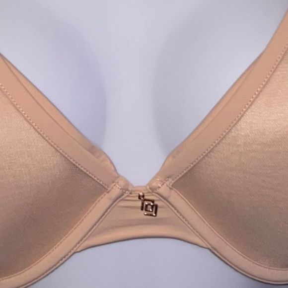 Full Figure Nude ThirdLove Nude 24/7 Classic Contour Plunge Bra Size 32H - Picture 6 of 6